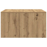 Coffee Table with Drawers Artisan Oak 70.5x70x40 cm 3328416