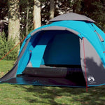 ZNTS Camping Tent Dome 3-Person Blue Quick Release 4004227