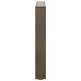 Coffee Table Legs V-Shape 2 pcs Natural Steel 50x cm Steel 4012631