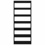 Book Cabinet Black Oak 80 x 30 x 198 cm Engineered Wood 3333923
