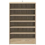 808948 Shoe Cabinet Sonoma Oak 60x35x92 cm Engineered Wood