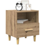 Bedside Cabinet with Drawer 2 pcs Artisan Oak 40 x 35 x 47 cm 880586