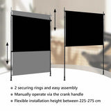 Outdoor Roller Blind 150x270 cm Anthracite 145937