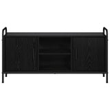 TV Cabinet 99 x 33 x 50 cm Black Oak Engineered Wood 8013704