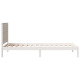 Extra Long Bed Frame without Mattress White 90x220 cm Solid Wood 3309310
