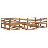 Outdoor Sofa Set 7 pcs White 3386143