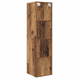 TV Cabinet Set Old Wood 37 x 37 x 142.5 cm Engineered Wood 875084