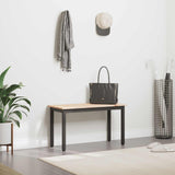 Bench Natural 80 x 35 x 45 cm Solid Pine Wood 892771