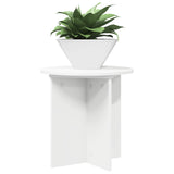 Plant Stand 2 pcs White 40 x 40 cm Engineered Wood 899726