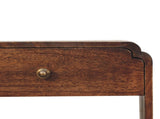 Solid Wood California Walnut Newton Bedside, 1 Drawer, 1 Open Slot, Dark Brown B2743P403131