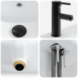 Bathroom Furniture Set Black 78.5 x 37.5 x 81 cm 3404195