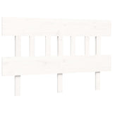 Bed Frame without Mattress White 120x200 cm Solid Wood Pine 3193332