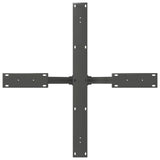 Dining Table Leg Spider Shape Anthracite 85x85x cm Steel 4013122