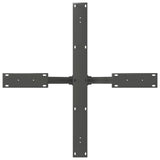 Dining Table Leg Spider Shape Anthracite 85x85x cm Steel 4013122