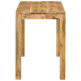 ZNTS Dining Table 110x55x76 cm Solid Wood Mango 350313