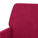 Bench Wine Red 108x79x79 cm Velvet 351386