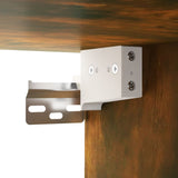 Sink Cabinet with Built-in Basin Smoked Oak Engineered Wood 3152861