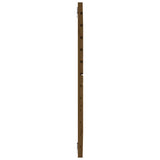 Wall Headboard Honey Brown 81x3x91.5 cm Solid Wood Pine 824696
