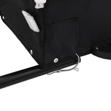 Bike Trailer Black and Grey 30 kg Iron 94035