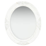 Wall Mirror Baroque Style 50x60 cm White 320348