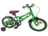 Kids Bike 16 Inches for 4-6 Years Old Green 42009529