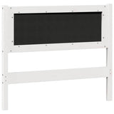 Headboard Other White and light grey 100 cm Solid pine wood 879028