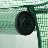 Greenhouse with Zippered Door 200x80x170 cm 46916