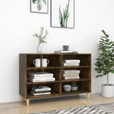 Sideboard Smoked Oak 103.5x35x70 cm Engineered Wood 813182