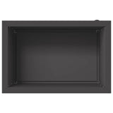 Garden Planter with LED 2 pcs Black 40 x 60 x 40 cm Steel 8008141