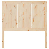 Bed Headboard 105.5x4x100 cm Solid Pine Wood 818075