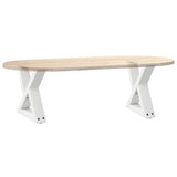 Coffee Table Legs 2 pcs White 40x cm Steel 4012681