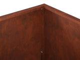 Garden Planter 2 pcs Rusty 100 x 40 x 40 cm Weathering Steel 8005259