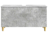 Bathroom Sink Cabinet DELFT Concrete Grey 82 x 41x 59 cm 897018