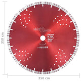 ZNTS Diamond Cutting Disc with Turbo and Holes Steel 350 mm 143236