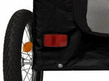 Pet Bike Trailer Black Oxford Fabric and Iron 93828