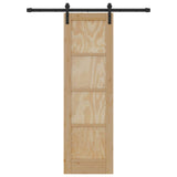 Sliding Door Natural 61 x 198.5 cm Solid Pine Wood 3445431
