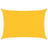 Sunshade Sail 160 g/m Rectangular Yellow 5x7 m HDPE 311577