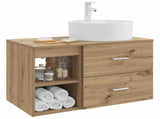 Bathroom Furniture Set 2 pcs Artisan Oak Engineered Wood 3403911