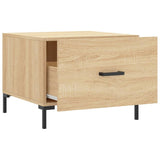 Coffee Tables 2 pcs Sonoma Oak 50x50x40 cm Engineered Wood 829403