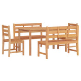 5 Piece Garden Dining Set Solid Wood Teak 3157195