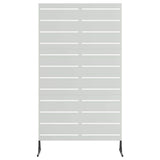 Privacy Screen 100 x 50 x 180 cm Galvanised Steel Silver 868568