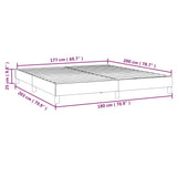 Box Spring Bed Frame Light Grey Super King Fabric 3121178