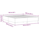 Box Spring Bed Grey Green 160 x 200 cm Velvet 42006981