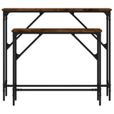 Console Tables 2 pcs Smoked Oak Engineered Wood 834142