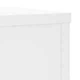Plant Stand 2pcs White 25x25x80 cm Engineered Wood 852942