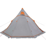 Camping Tent Tipi 5-Person Grey Waterproof 4009409