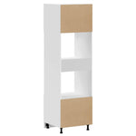 Oven Cabinets 2 pcs Lucca White Engineered Wood 3315041