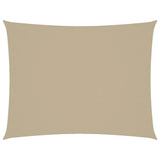 Sunshade Sail Oxford Fabric Rectangular 5x7 m Beige 135165
