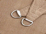 Sunshade Sail 160 g/m Taupe 6x6 m HDPE 311389