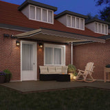 Retractable Awning Beige 400 x 300 cm Fabric 3330612